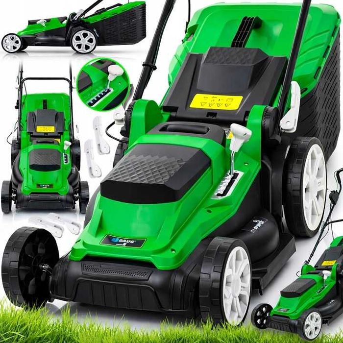 KOSIARKA ELEKTRYCZNA DO TRAWY z regulacją wysokości  45L 1600W Baug