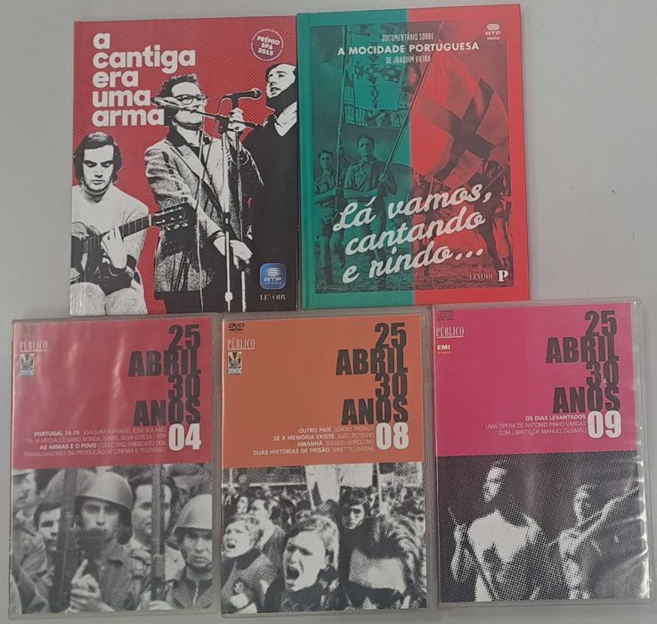 Pack Liberdade /Revolução / 25 de Abril (4DVD e 2 CD)