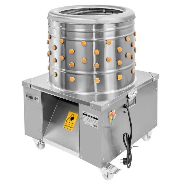 Skubarka do drobiu MEGA-M CH 2-3K bęben 50cm 1,5kW 230V 2-3 szt/min