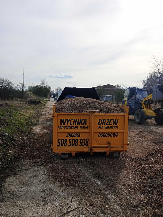 Zrębki  opałowe /ogrodowe z drzew liściastych.