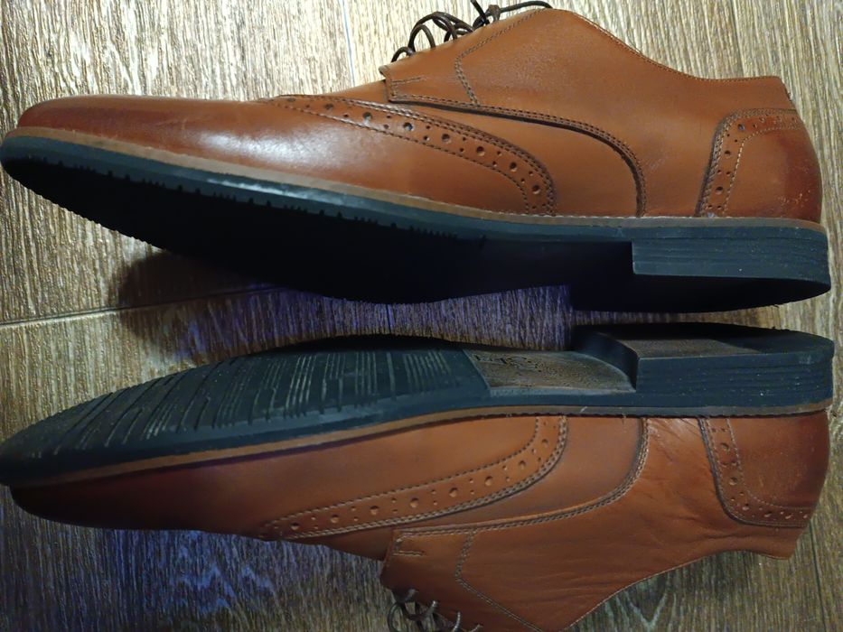 Мужские кожаные туфли Ikos, броги