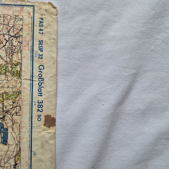 Stara mapa PL niemcy Wehrmachtu Szczucin Stopnica rzeka Wisła