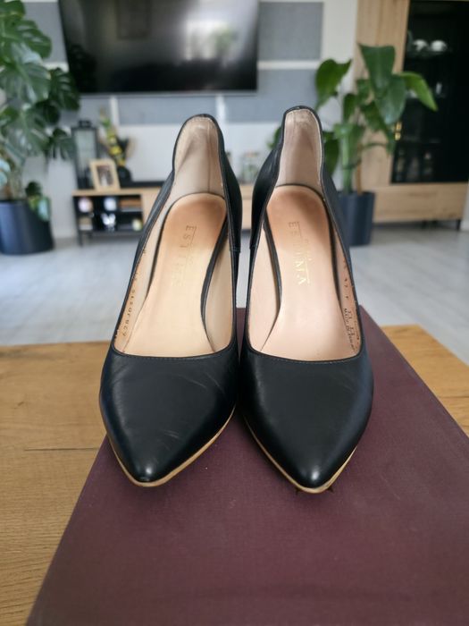 Szpilki Ryłko Estima skóra naturalna rozm. 37