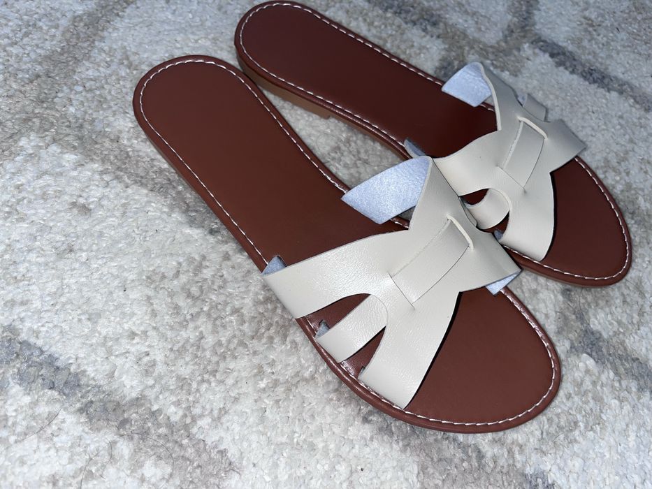 Płaskie klapki boho r.42 wkł.27,5cm nowe szeroka stopa