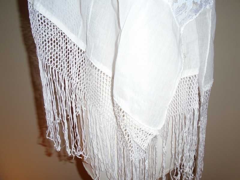 Lenço / écharpe vintage renda