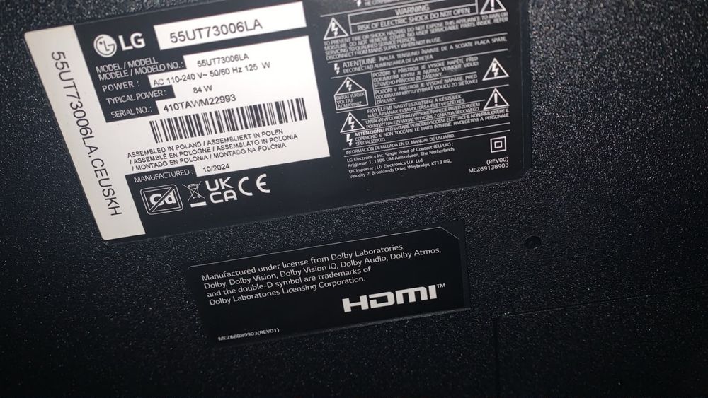 Tv lg 55 polegadas