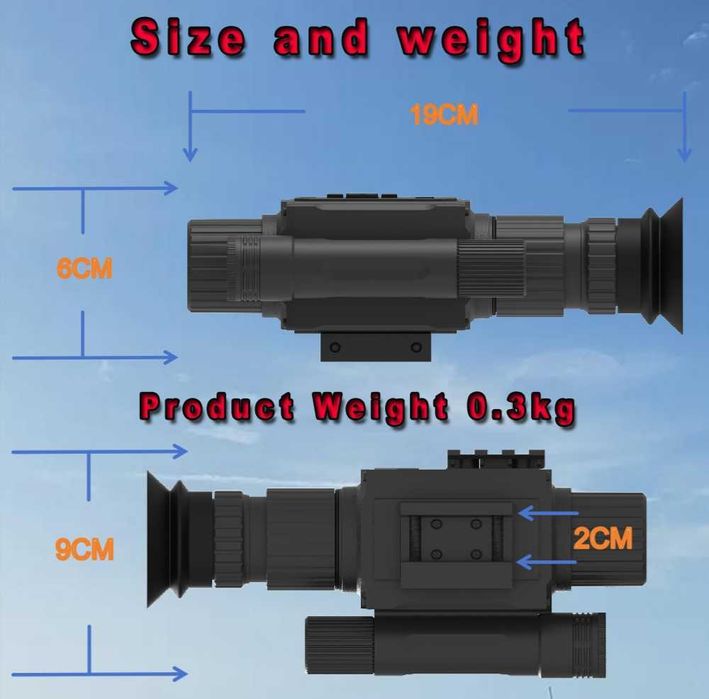 Прицел Ночного Видения Megaorei NK008. 940нм/ 1.4 OLED/ Zoom 20x.
