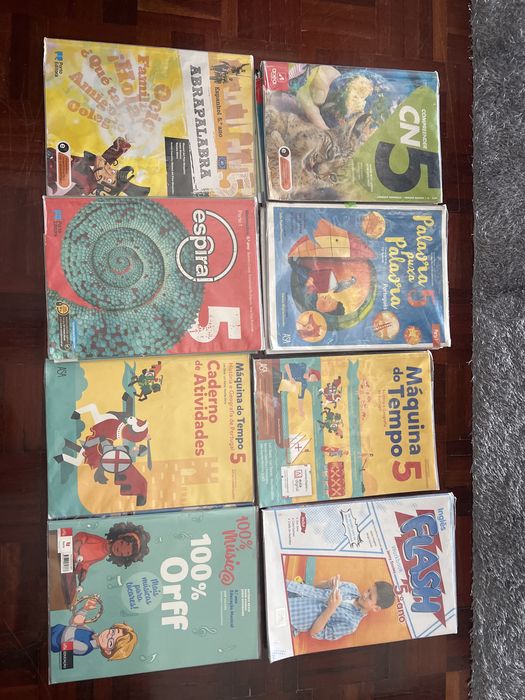 Vendo livros do 5º ano em otimo estado
