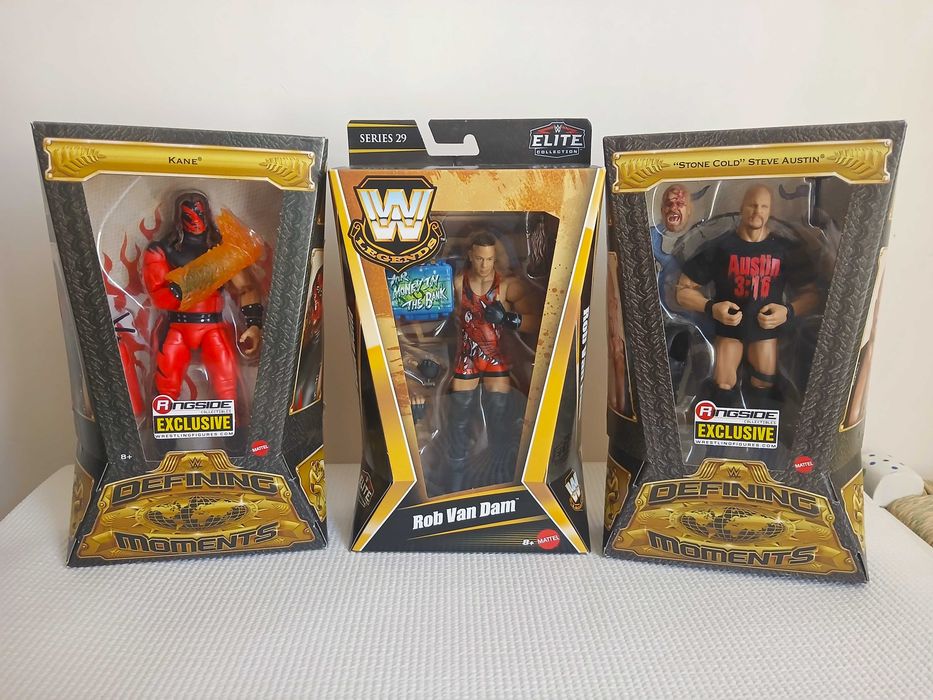figuras wwe elite mattel ultimate edition em caixa wrestling bonecos