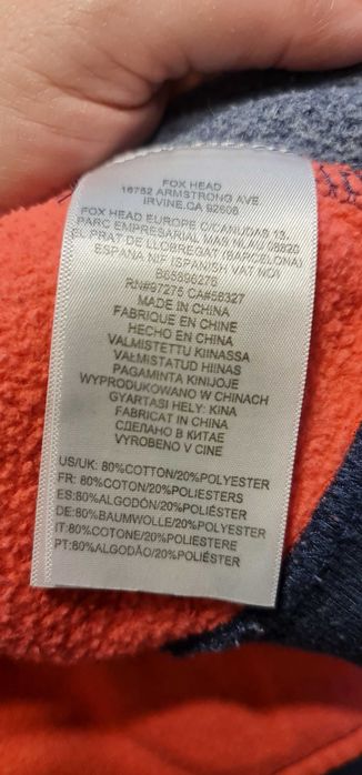 1130m Casualowa bluza Fox Racing rozmiar Xl