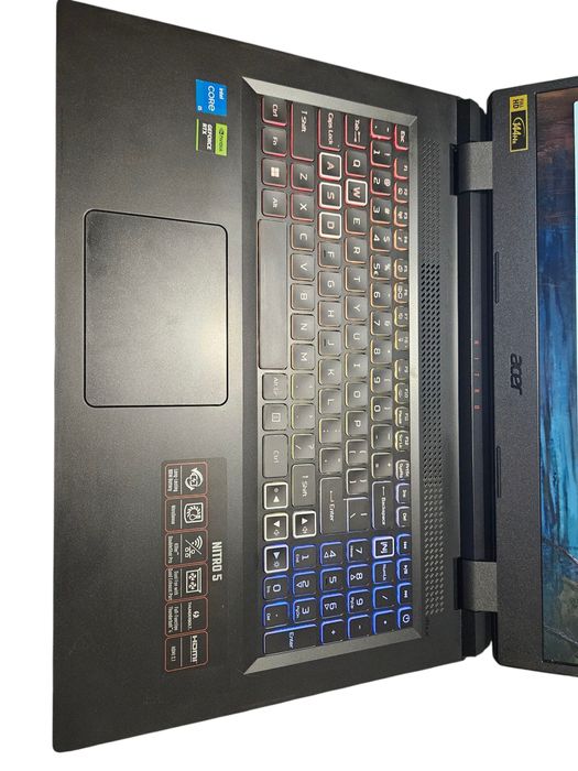 Gw. 09.2026r Laptop Acer Nitro 5 RTX 4060  I5 12th SSD 512GB RAM 16GB