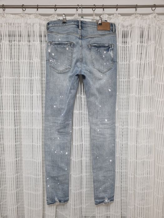 Purple Brand Paint Jeans Light Indigo