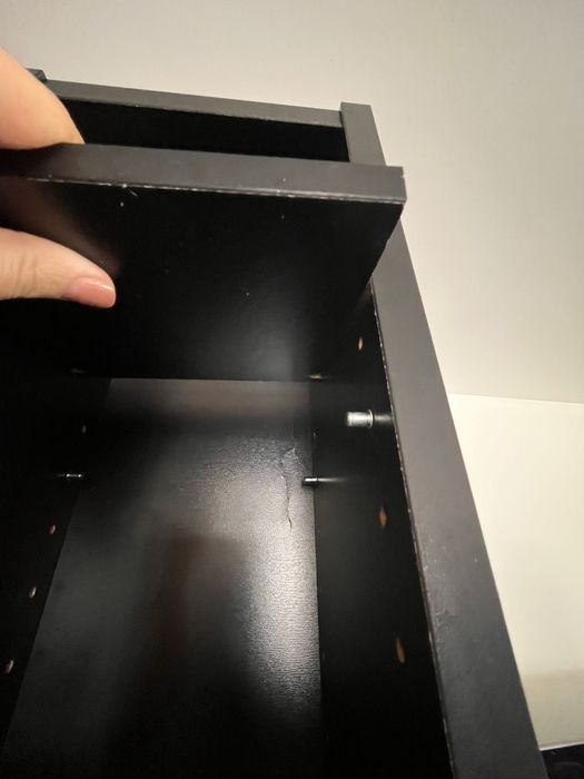 Estantes IKEA GNEDBY pretas