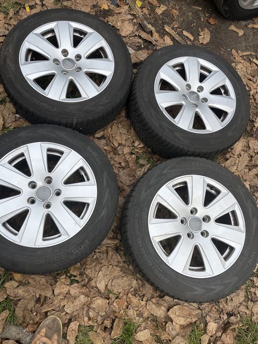 Koła zimowe alufelgi Nokian 205/60r16 ladne VW Mercedes Audi A6 A4 A3