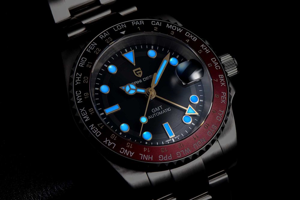 Часы Pagani Design PD-1758 World Time GMT-Master "Homage"