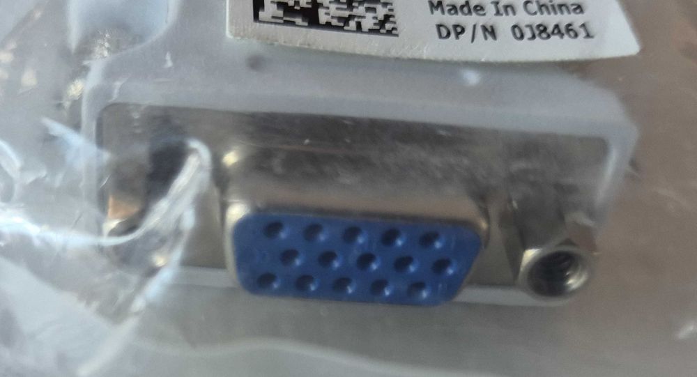 Adaptador Dell DVI-A (Single Link) para VGA (NOVO)