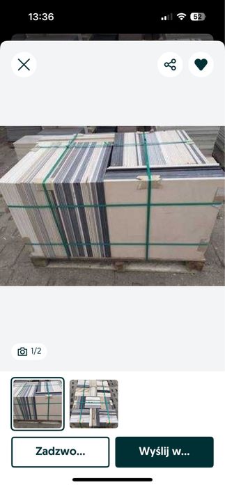 60x60 płytki gresowe - paleta - mix kolorów