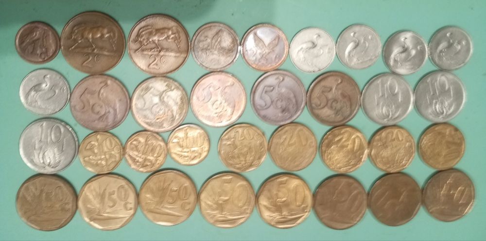 Монети ПАР та Єгипта ювілейні