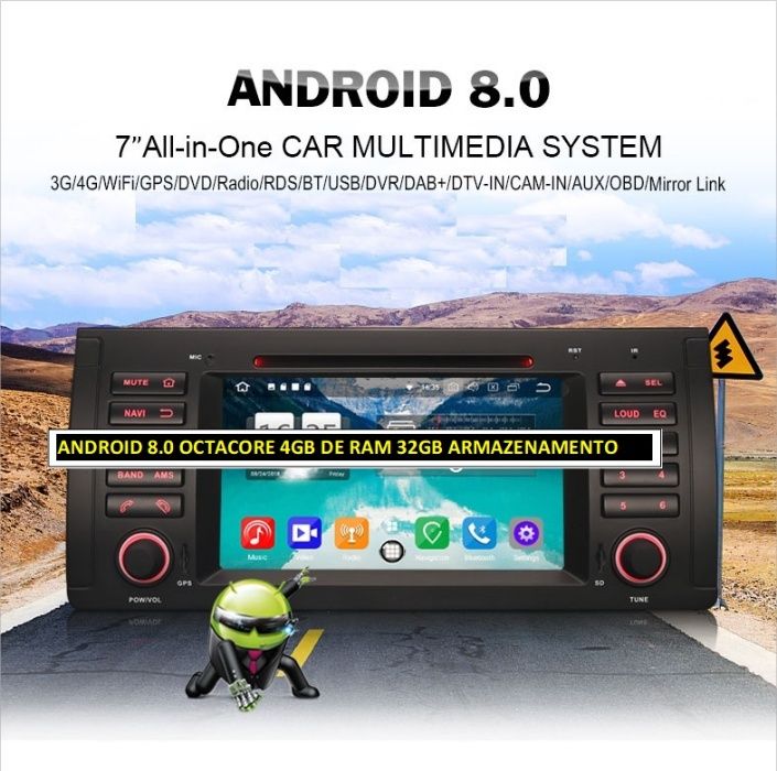 Bmw E39 E53 serie 5 X5 M5 2 din android 14 dvd OctaCore