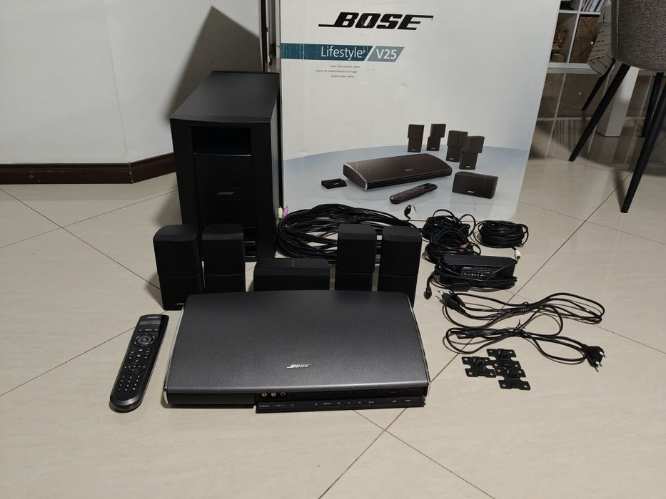 Kino Domowe Bose Lifestyle V25 | Komplet + Dodatki (Stojaki i Uchwyty) | Stan BDB!