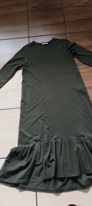 Sukienka Zara Khaki M