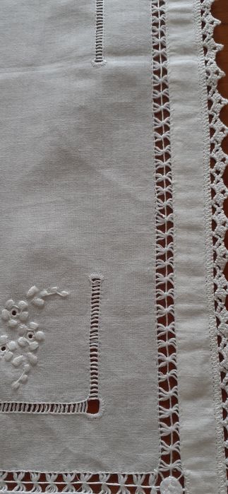 Dois Belos Panos Tabuleiro Linho