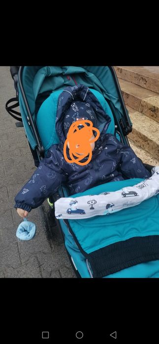 Śpiwór do wózka guinyy polarowy turkusowy