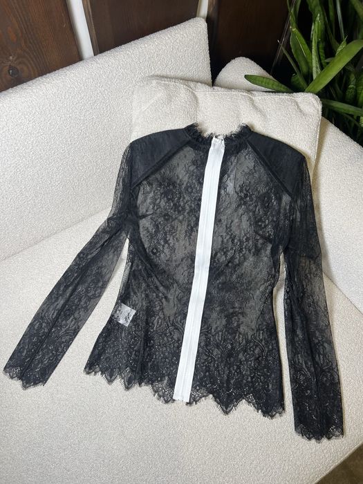Блуза в мереживо Off-White, розмір S-M! Розпродаж люксових речей 90%