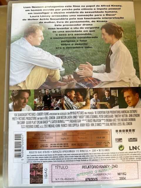 Relatório Kinsey de Bill Condon com Liam Neeson
