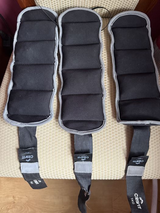 Obciazniki fitness Crivit 3 x1 kg Zestaw