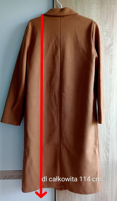 Klasyczny długi płaszcz r L wiosna/ jesień NOWY