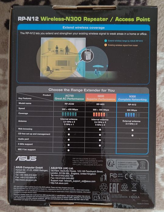 Repeater ASUS RP-N12