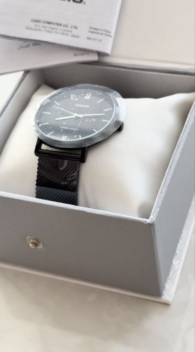 Чоловічі наручні часи Casio МТР- VT01B-1B