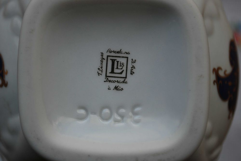 Jarras Porcelana T. Limoges D`Arte Decorada à Mão