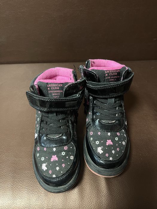 28 розмір зимові чобітки для дівчинки Amerikan Club