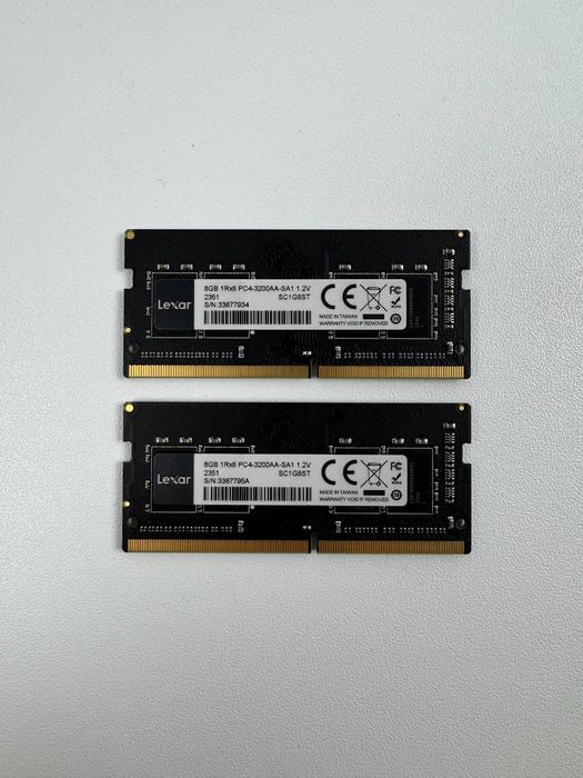Pamięć RAM Lexar DDR4 SO-DIMM Kit 16GB (2x8GB) 3200MHz CL22
