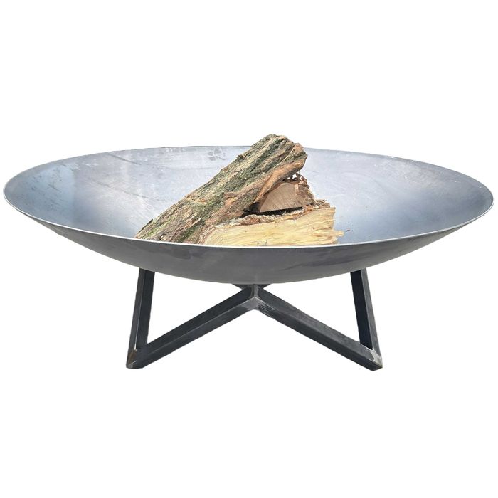 Palenisko ogrodowe stalowe Frame 100 cm misa 3 mm grill duże ognisko