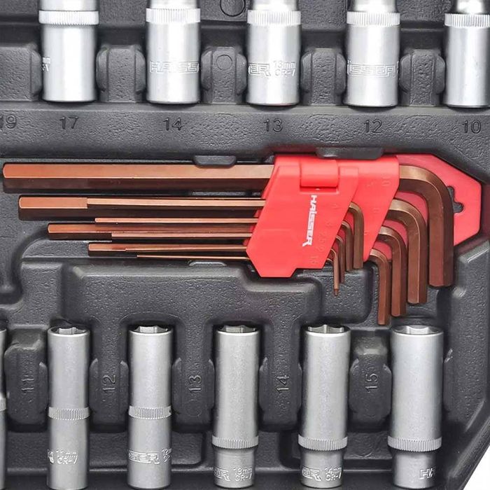 Акция Набор инструментов профессиональный 150 ед. Haisser