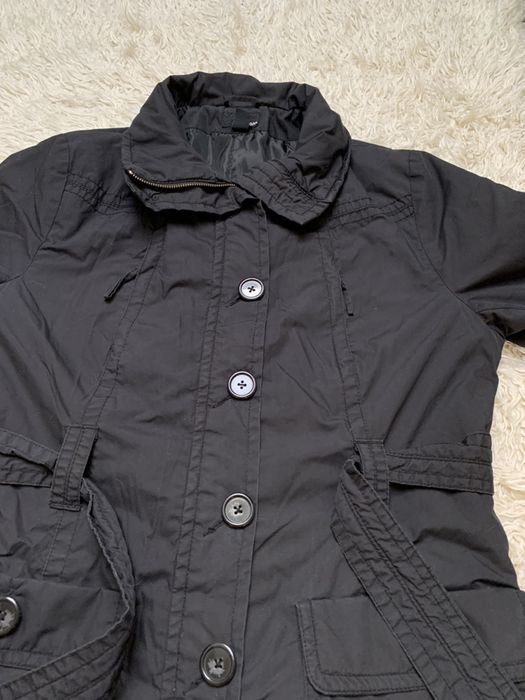 Czarna kurtka marki H&M dobra na 42/44 XL/XXL nie ma kaptura