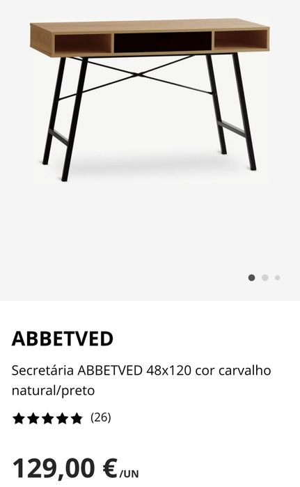 Secretaria Jysk Abbetved 48x120cms