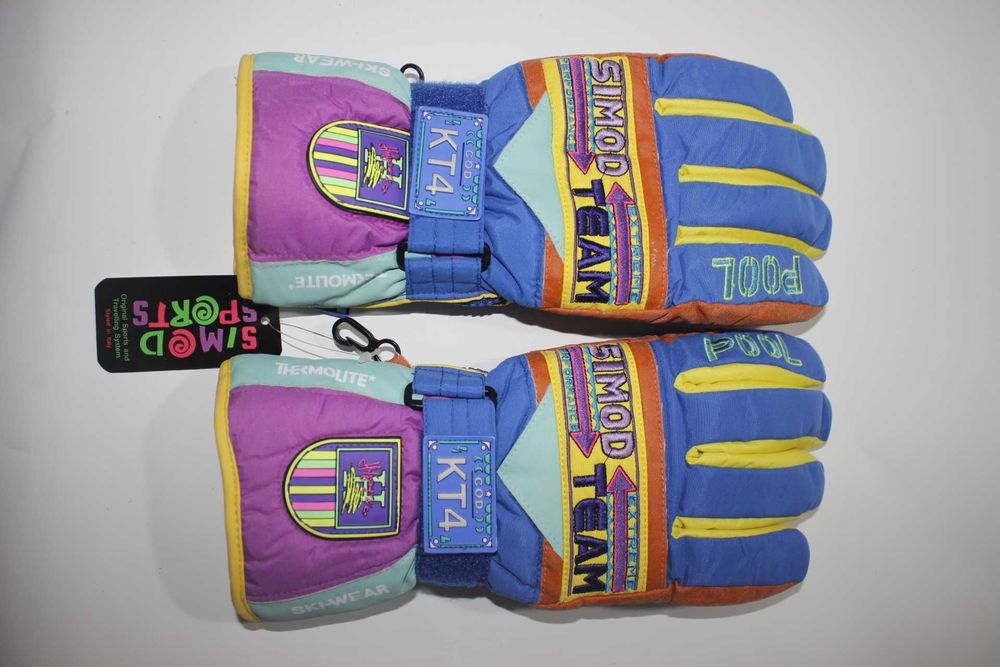 Luvas Ski - M / L - Vintage Retro - Novas - Neve Snow