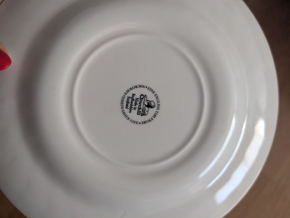 Pratos de loiça Inglesa