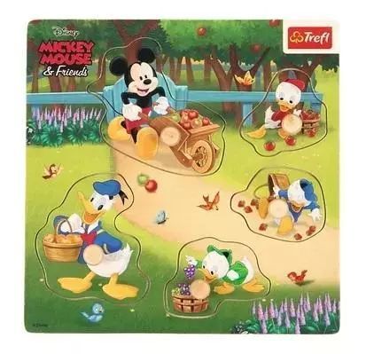 Puzzle mini drewniane - Mickey & Friends TREFL. Trefl. Nowy Produkt