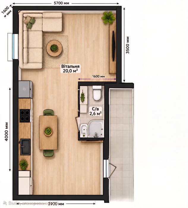 Продаж квартири 34.4 м² в ЖК Віденський будинок, 2 поверх! Супер-ціна!