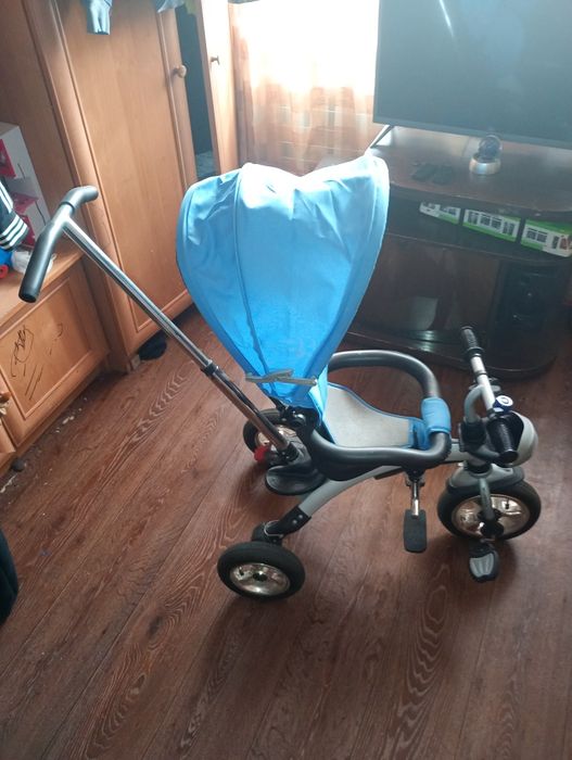 Велосипед с родительской ручкой