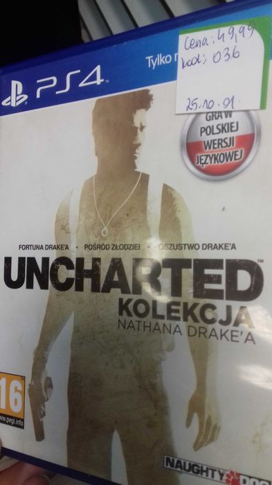 Uncharted Kolekcja NATHANA DRAKE'A Ps4, gra używana, sklep