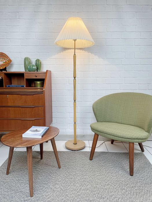 Duńska lampa podłogowa z lat 60 – Mid-Century, Skandynawska, Stojąca