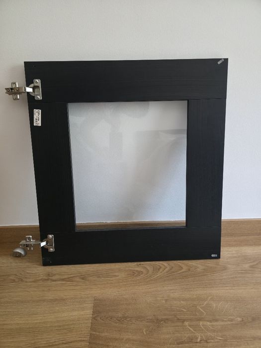 Porta móvel ikea besta vidro