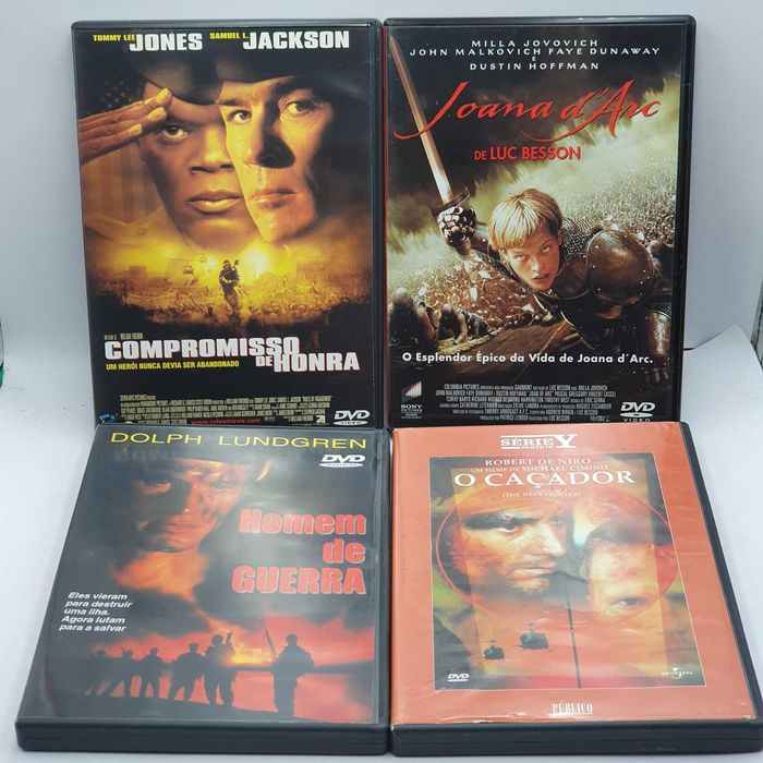 Lote 19/2 - Pack de 18 Filmes de Guerra Em DVD - Ref. VI