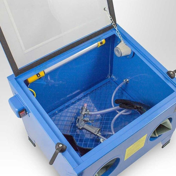 PIASKARKA KABINOWA 90L + pistolet + dysze + folia